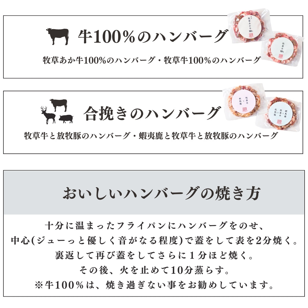 ハンバーグ4兄弟セット（120g×4個入り）