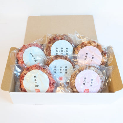 ハンバーグ3兄弟セット（120g×6個入り）
